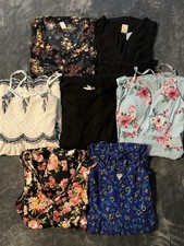 Lot of 7 Womens Sz Small Dress Babydoll Sundress Fit & Flare Short Maxi Teen/YA