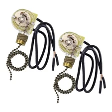 Ceiling Fan Light Switch Zing Ear Pull Chain ZE-109 2, Bronze 