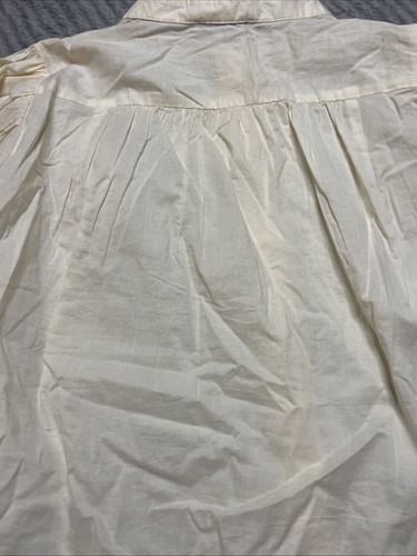 Jessica Simpson Rowen Button Up Shirt 100% Cotton Xs Women’s pearled Ivory New - Picture 6 of 6