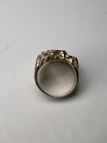 Vintage 14K Solid Gold Men’s Ring – Unique Design – Size 8 US – 11.8g - Picture 8 of 11