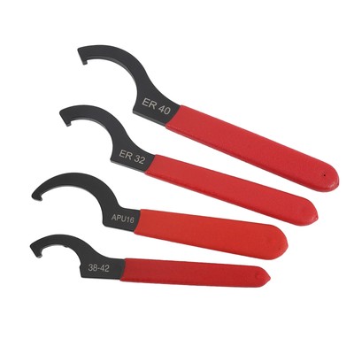 4Pcs Coilover Spanner Wrench Set Universal Shock Adjustable Spanners APU16 ER32
