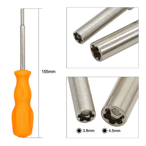 SCREWDRIVERS REPAIRING CONSOLES 2.0MM 2.5MM 3.8MM 4.5MM NINTENDO SEGA TURBOGRAFX - Picture 4 of 7