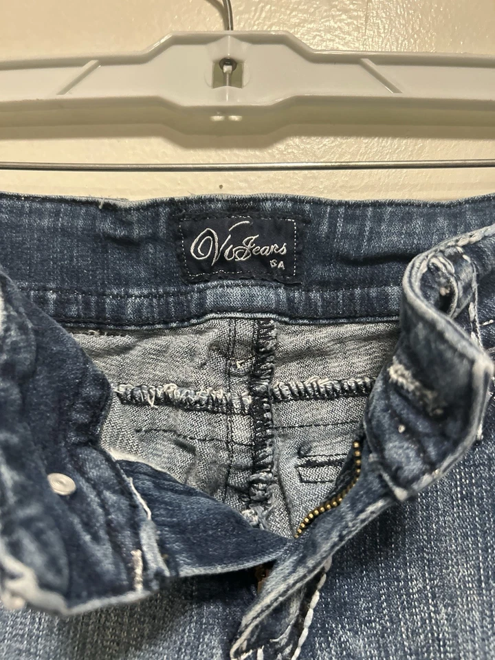 Pantalones de mezclilla para mujer Virgin Only VO azules talla 3 Foto 4 de 4