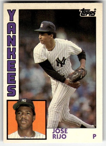 1984 Topps Traded #100T Jose Rijo New York Yankees Baseball