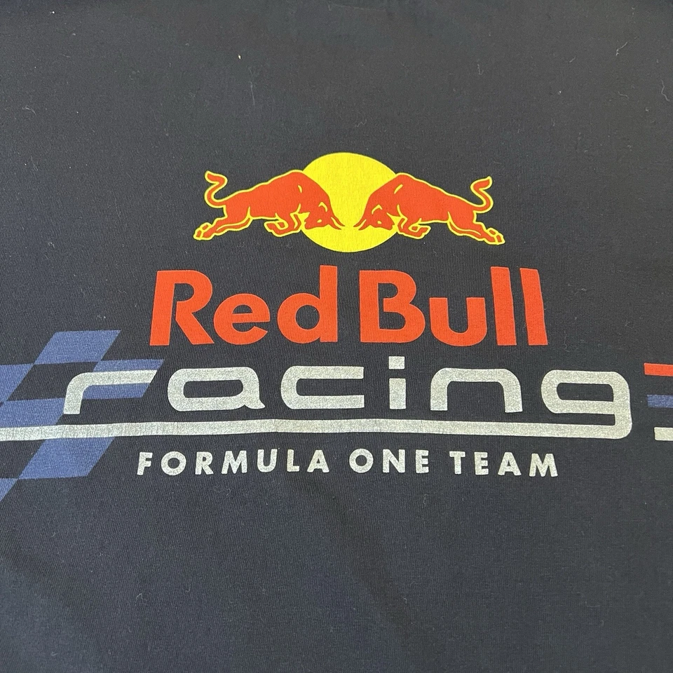 Red Bull Racing Formula One Team T Shirt Black XL F1 Shirt Red Bull Wings - Image 3 of 4
