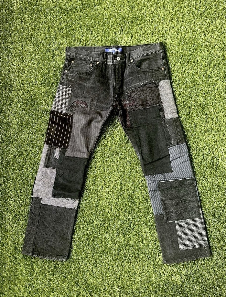 【JUNYA WATANABE】COMMEdesGARCONS レギンス S Junya Watanabe X Comme des Garcons AW21 Patchwork Denim Jeans (L