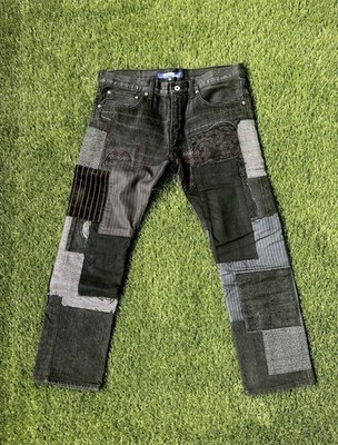 Junya Watanabe X Comme des Garcons AW21 Patchwork Denim Jeans (L