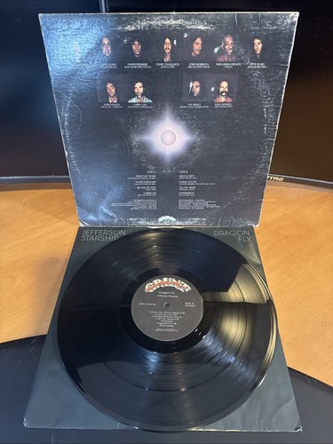 Jefferson Starship Dragon Fly LP (1974) Vinyl OG 1st Press BFL1-0717 B2 VG - Picture 3 of 4