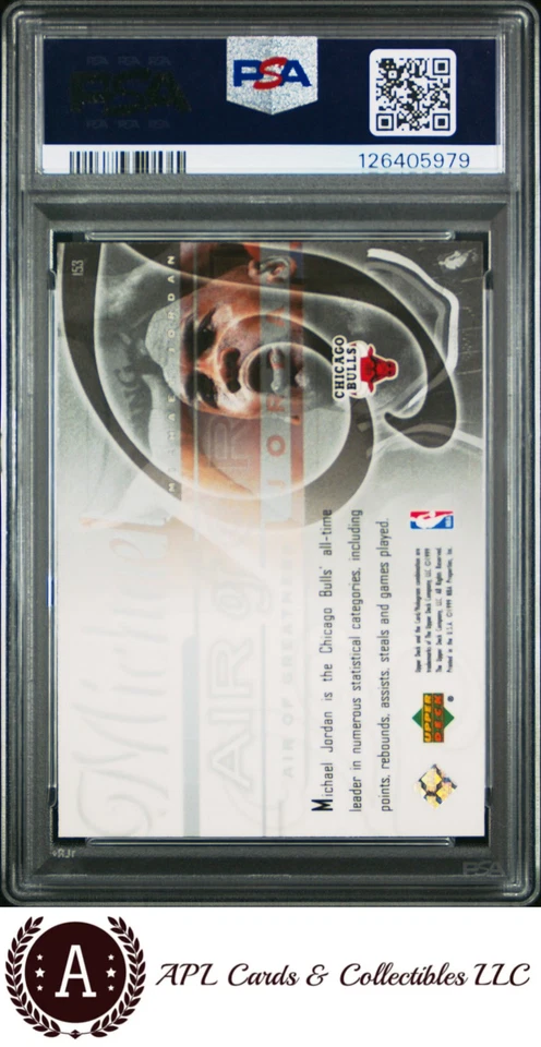 Upper Deck Air of Greatness #153 1999 Michael Jordan PSA 10 Foto 2 de 2