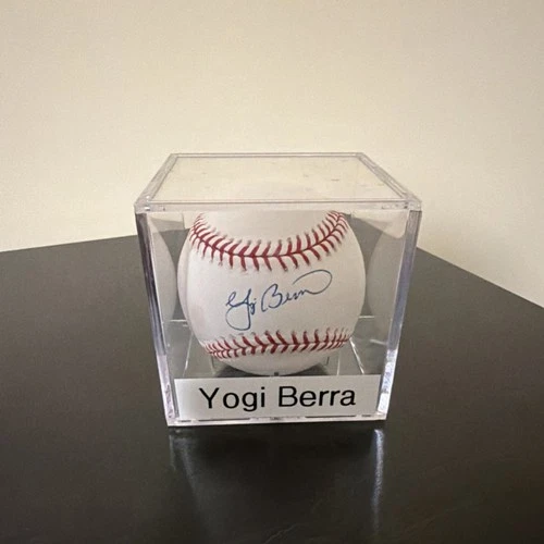 Yogi Berra New York Yankees Autographed Baseball DM Sports World Authenticated
