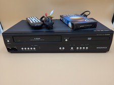 MAGNAVOX DV220MW9 Combo VCR/DVD 4-Head Player w/ Remote Tested Works Well