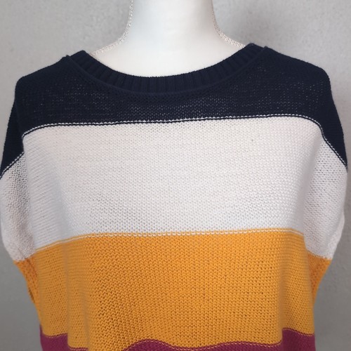 NWT Loft ColorBlock Sleeveless Sweater Size Large - Picture 2 of 8