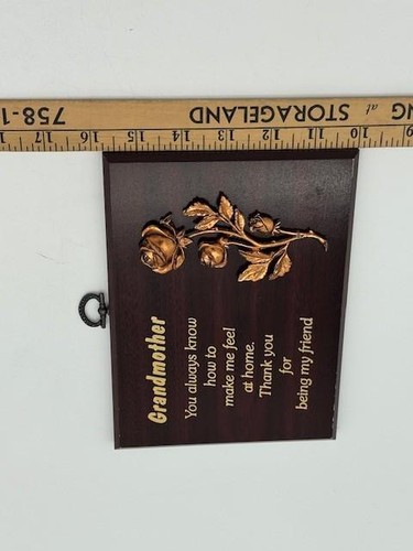 Grandmother Rose Wood Plaque - Picture 10 of 12
