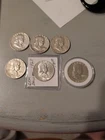 Ben Franklin 1x1954, 3x1959, 2x1963- Silver Half Dollars Liberty Bell Lot Of 6🔥