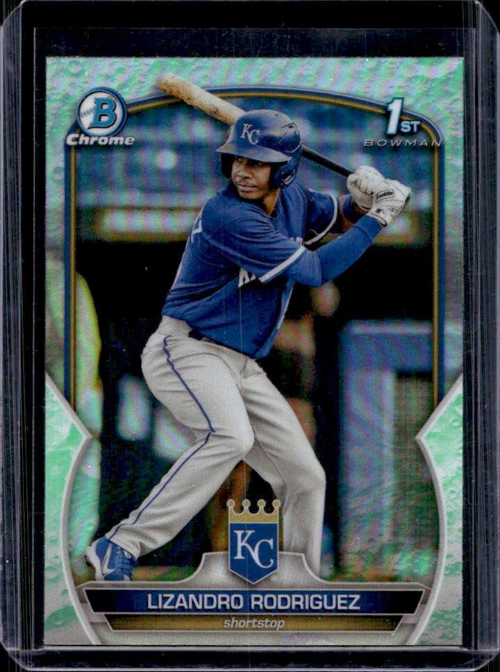 2023 Bowman Lizandro Rodriguez Chrome Prospects Lunar Glow Refractor 1st #BCP-47
