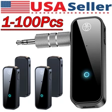 Wireless Bluetooth 5.0 Transmitter Receiver for Car Music Audio Aux Adapter Lot