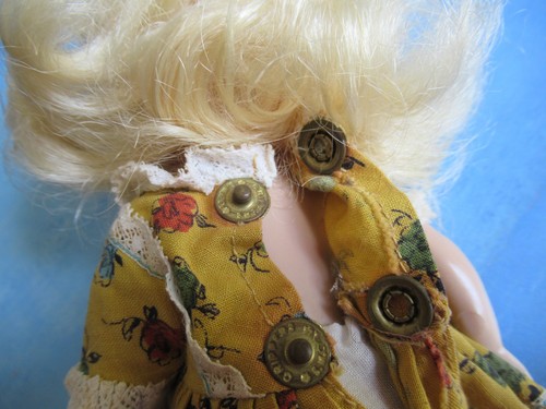 Muñeca Nancy Ann Muffie Años 50 Rubio Platino Azul Piel Real Sombrero Abrigo No Caminante De Colección - Imagen 7 de 12