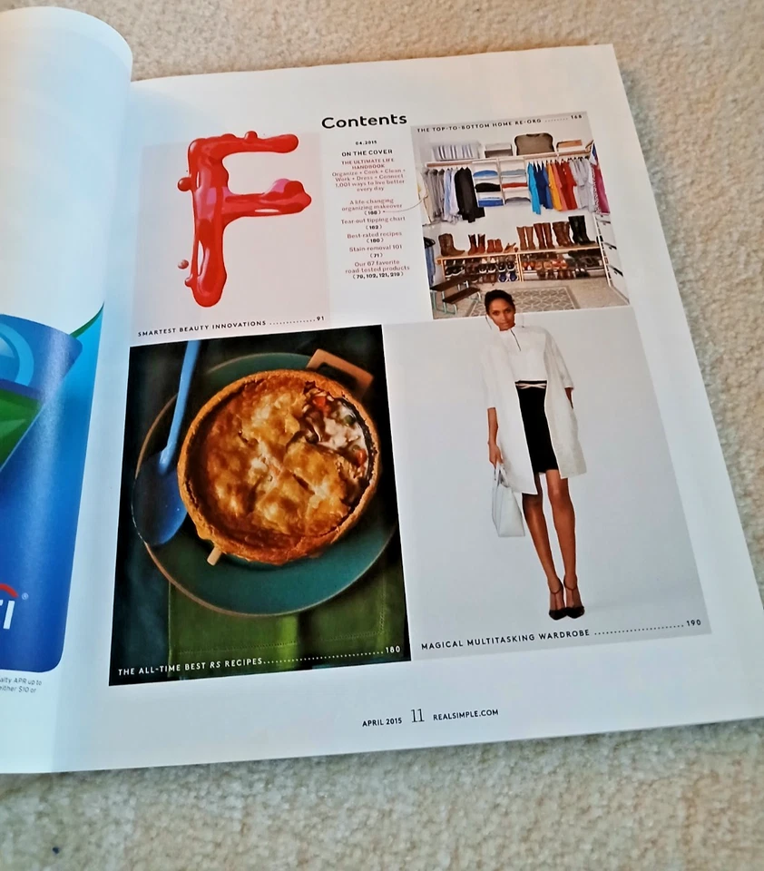 Real Simple Magazine April 2015 Special 15th Anniversary Issue - Image 3 of 4