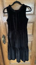 J.Crew Tiered Midi Velvet Dress 00