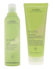 Aveda Be Curly CO-Wash 8.5 oz  Curl Enhancer 6.7 oz Duo New