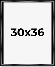 30x36 Shadow Box Black Beveled Display Frame | 1.5 Inches Deep | 1 Inch Wide