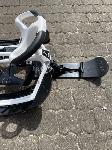 STIGA Snowracer Curve Supreme GT Schlitten Lenkrodel Bob schwarz weiß top - Bild 5 von 7