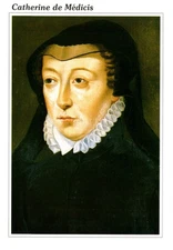 Vintage Postcard Catherine de Medici Queen of France Renaissance Portrait