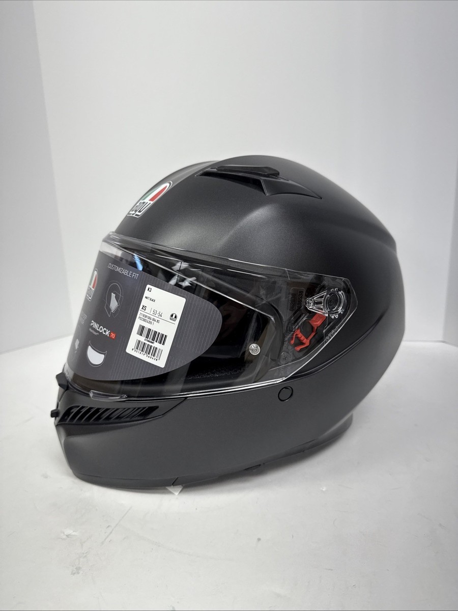 AGV K3 Helmet Matte Black XS. | eBay