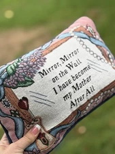 Throw Pillow Tapestry Style Mirror, Mirror On The Wall… My Mother After All  Sew