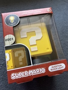 Official Nintendo Super Mario 3d Question Block Light