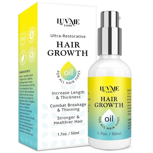 Biotin Hair Growth Oil Hair Growth Serum for Thicker Longer Fuller Healthier ...