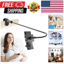 Gooseneck Tablet Holder for Kindle Reading in Bed with Page Turner Remote, Ha...