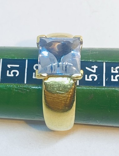 goldring 585 Vintage mit Aquamarin/Spinell/Synthese - Bild 6 von 13