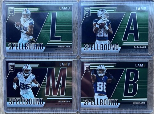 2024 Panini Donruss Elite Spellbound CEEDEE LAMB Green Set Dallas Cowboys NFL