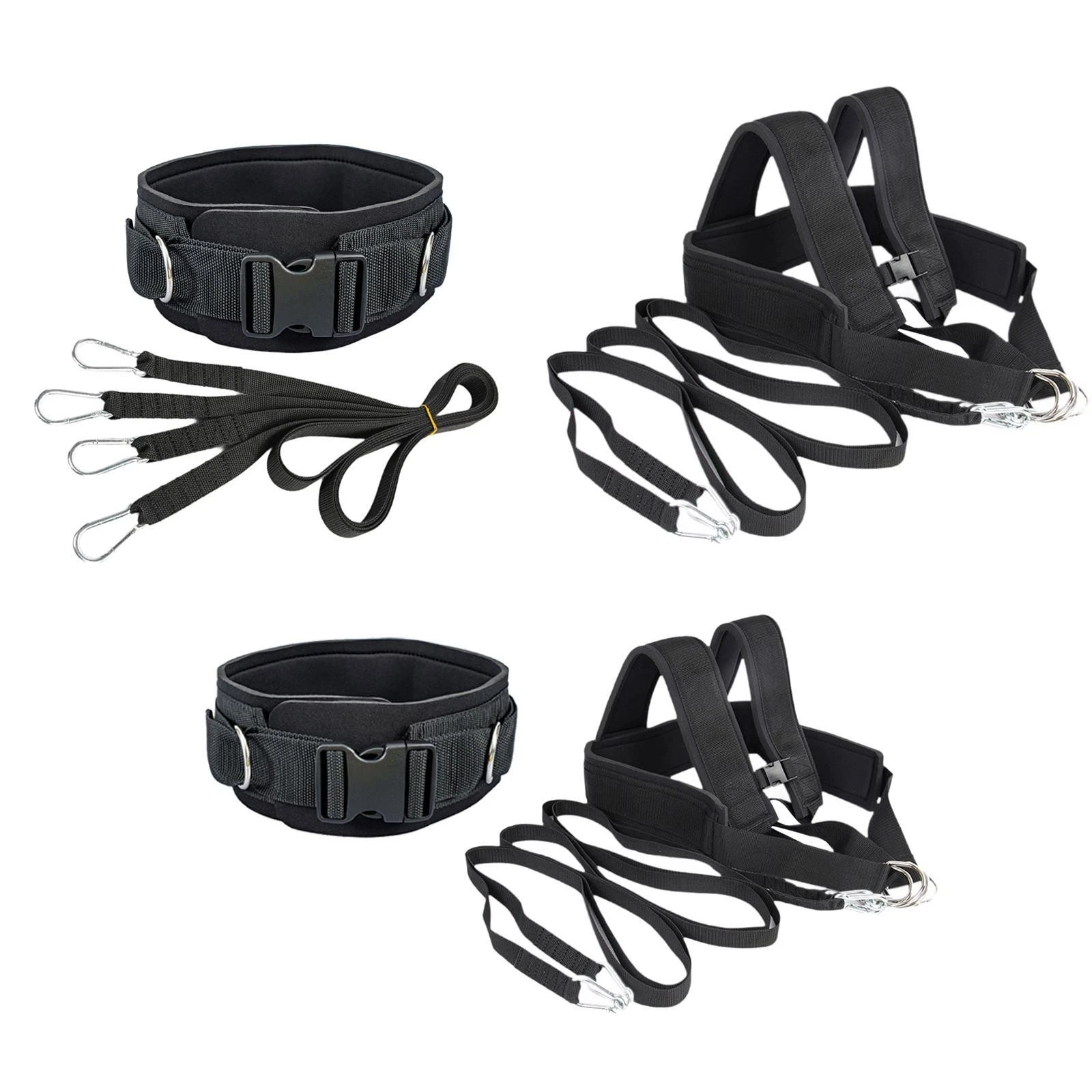 Sled Pull Straps Women Men Sled Training Straps for Indoor Fitness Sports