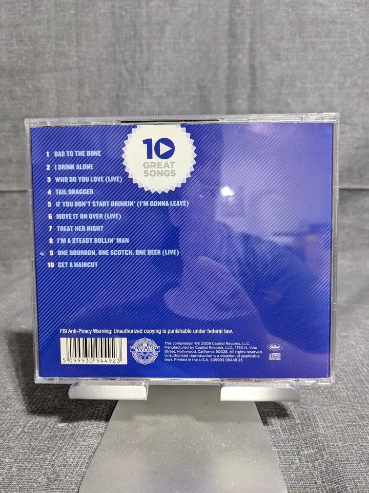 George Thorogood - 10 Great Songs CD 2009 Blues Rock Capitol Foto 2 de 3