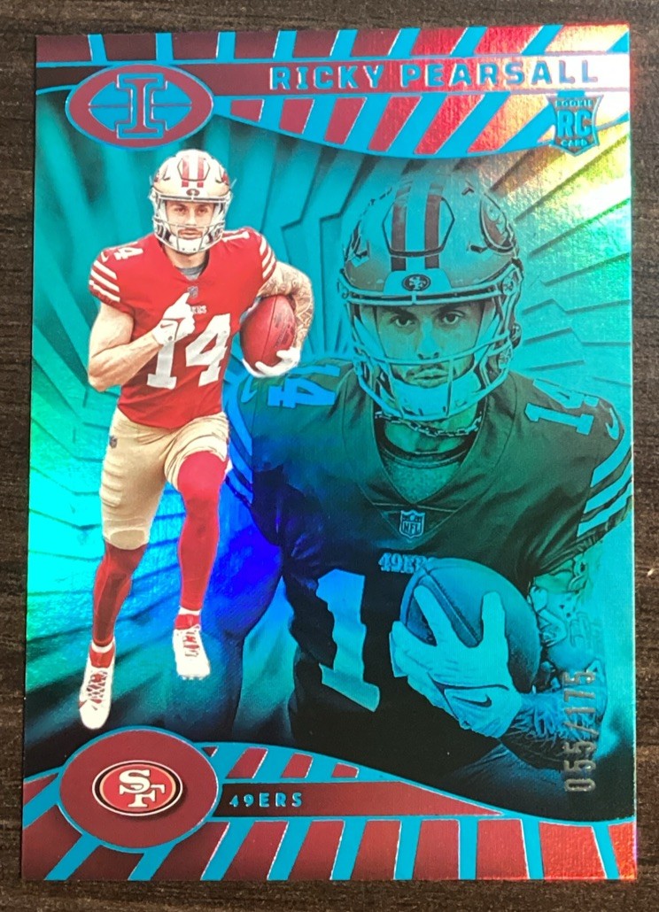 2024 Panini Illusions Teal Trophy Collection Ricky Pearsall #78 RC Rookie /175