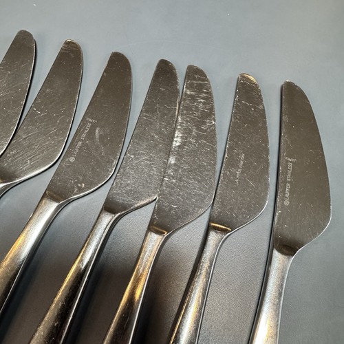 9 Lauffer 18/8 Dinner Knifes 8 1/4 Stainless Japan Vantage - Picture 5 of 12