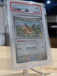 Pokémon TCG Eevee 074/131 Pokemon Day 2025 Promo Holo EN 2025 PSA 10