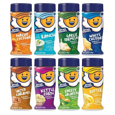 Kernel Season's Popcorn Seasoning Full Size Jars Variety Pack, Retail Sizes (Pac