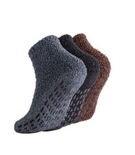 Breslatte Non Slip Hospital Socks with Grips for Women One Size, 3 Pairs 1