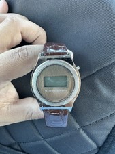 Vintage Texas Instruments Quartz Digital TI-3H Watch As Is Untested
