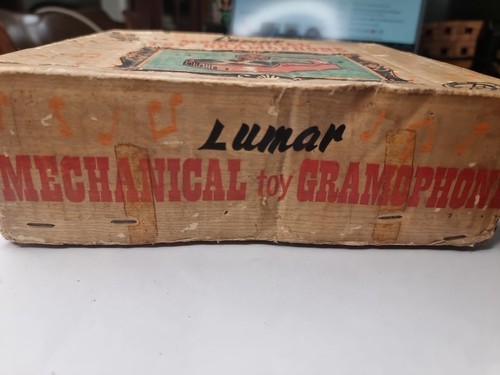 Vintage Kids Record Player Gramaphone GramaMechanism Working Boxed Rare 1950s - Picture 11 of 11