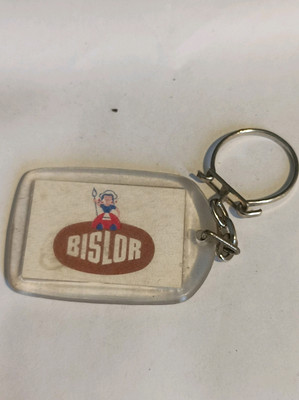 Vintage Werbe Schlüsselanhänger ''Délice Lorrain - BISLOR''