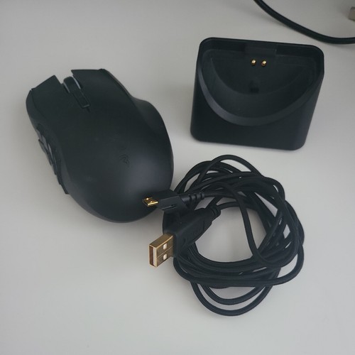Razer Naga Epic Chroma Wireless Gaming Mouse With Cradle For PC Computer