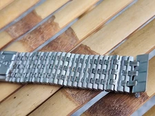 Used Rado Manhattan vintage watch band bracelet Straight end 20mm Very rare NSA.