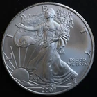 3 Coin Set of 2007 American Silver Eagle (BU) in a Capsule -  ORIGINAL OWNER!