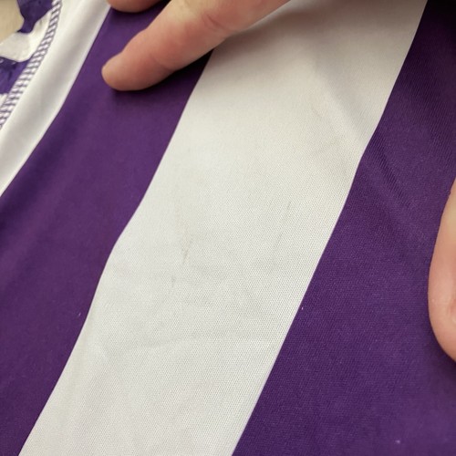 Camiseta Real Valladolid 2014/15 Home Hummel Rayas Hombres L Rara La Liga - Imagen 4 de 8