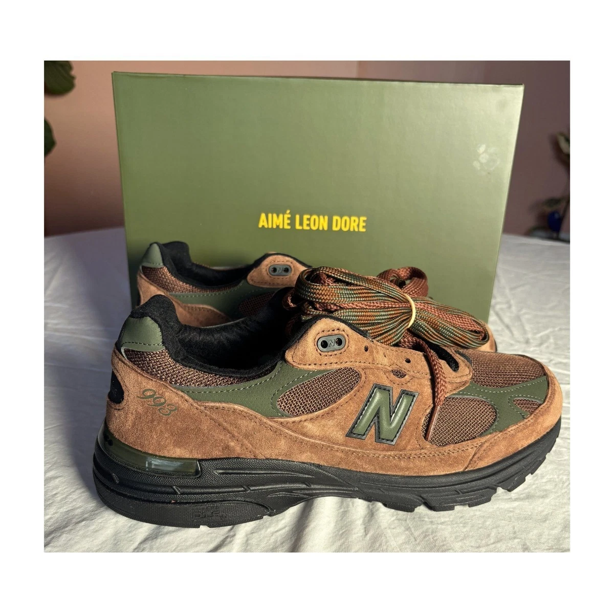 New Balance Aimé Leon Dore x 993 Made in USA Taupe | eBay