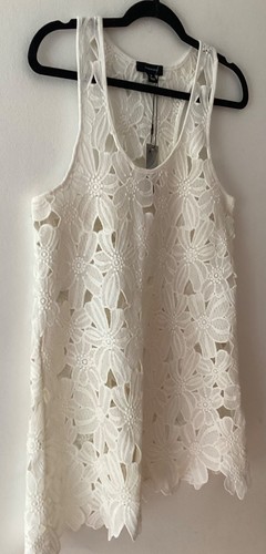 Primark Lace Beach Cover-Up Short Dress Size M NWT - Picture 2 of 5